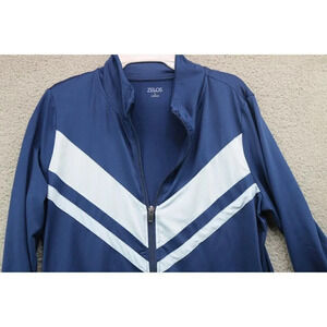 Zelos Men's Running Jacket- Size Large-Blue